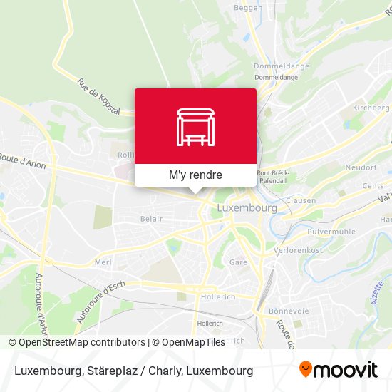 Luxembourg, Stäreplaz / Charly plan