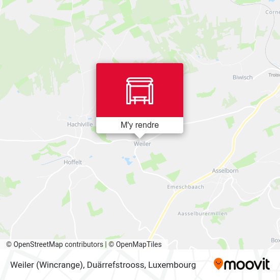 Weiler (Wincrange), Duärrefstrooss plan