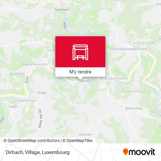 Dirbach, Village plan