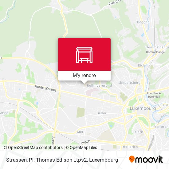 Strassen, Pl. Thomas Edison Ltps2 plan