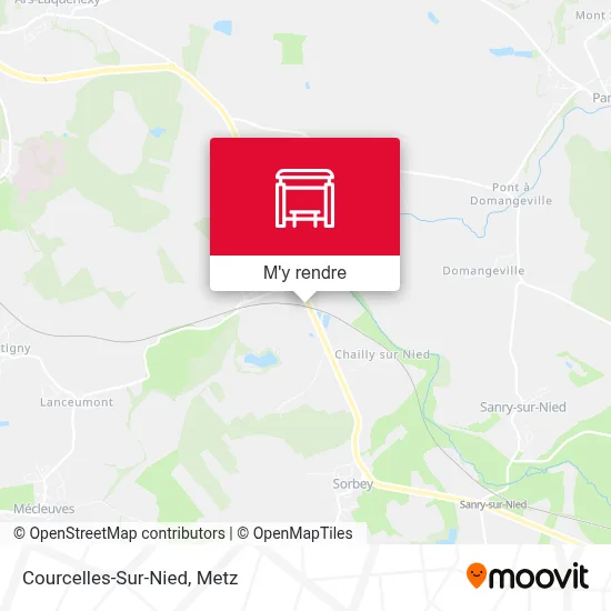 Courcelles-Sur-Nied plan