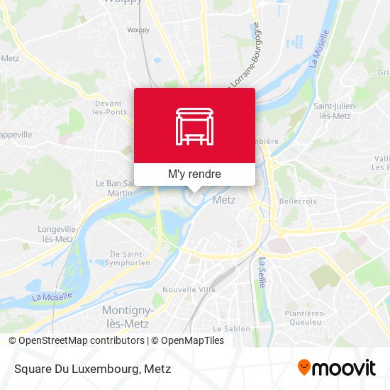 Square Du Luxembourg plan