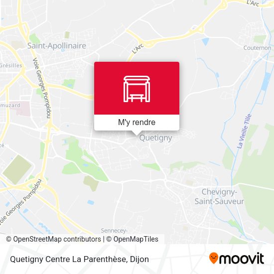 Quetigny Centre La Parenthèse plan