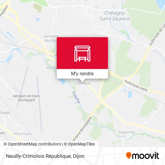 Neuilly-Crimolois République plan