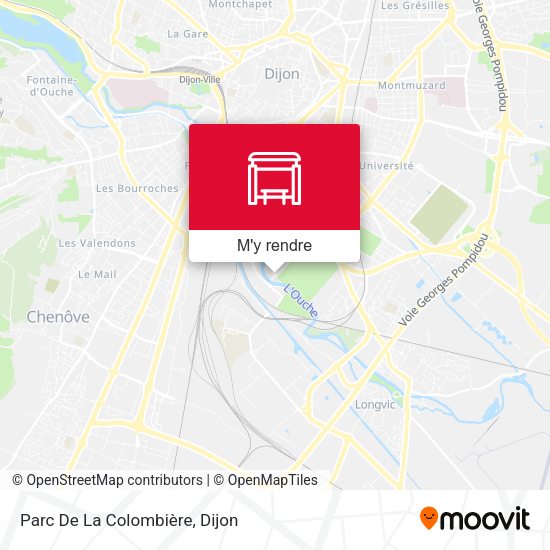 Parc De La Colombière plan