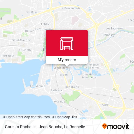 Gare La Rochelle - Jean Bouche plan