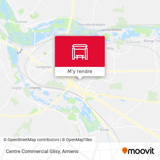 Centre Commercial Glisy plan