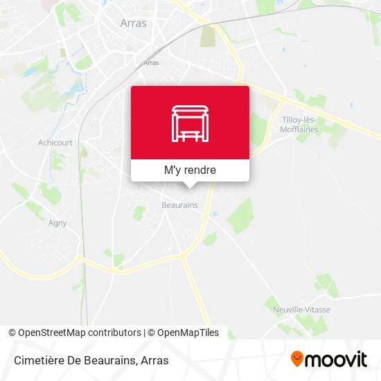 Cimetière De Beaurains plan