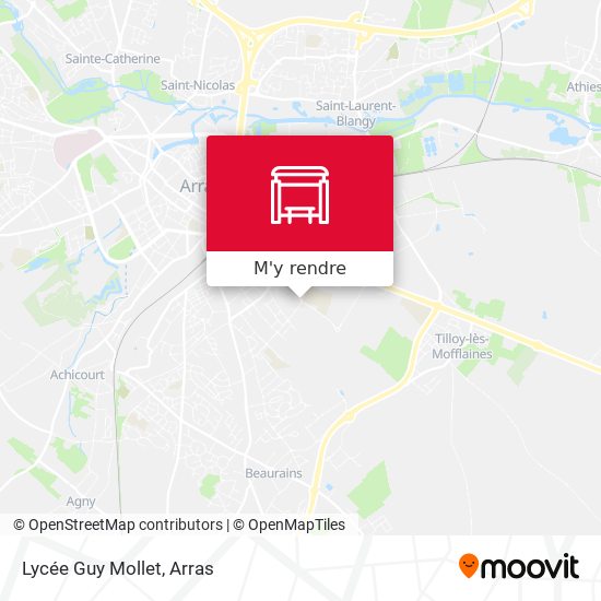 Lycée Guy Mollet plan