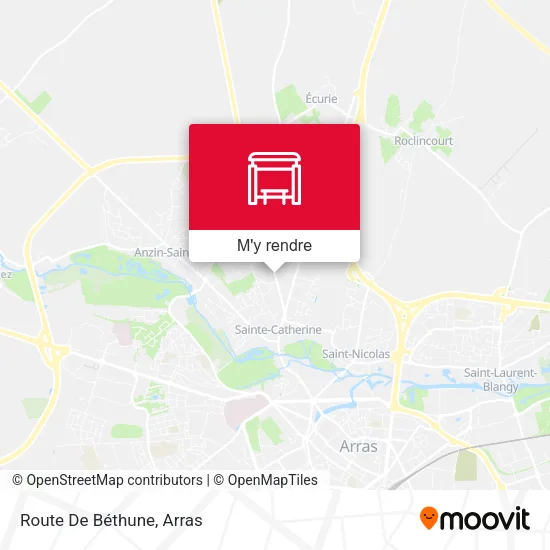Route De Béthune plan
