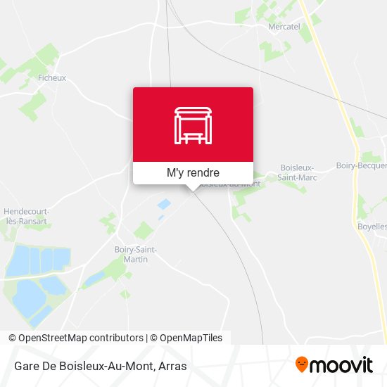 Gare De Boisleux-Au-Mont plan