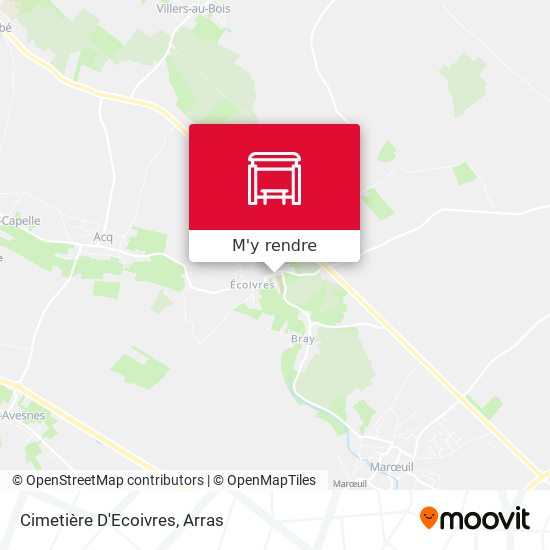 Cimetière D'Ecoivres plan