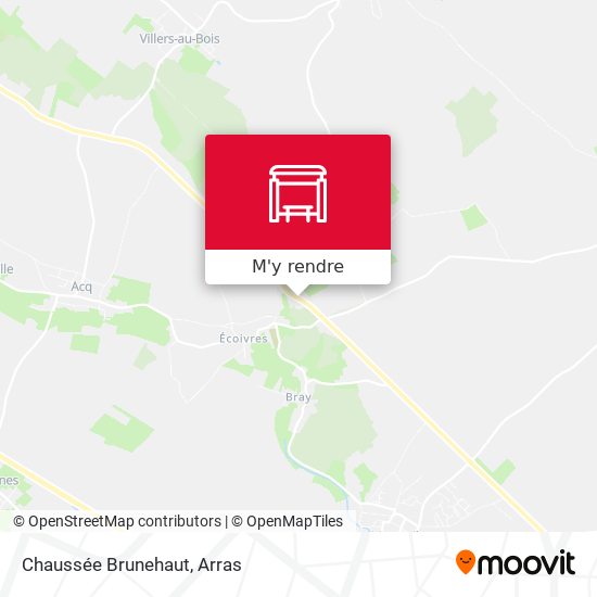 Chaussée Brunehaut plan