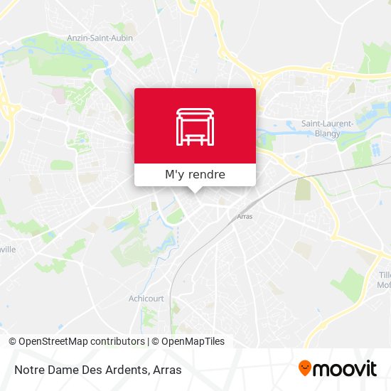 Notre Dame Des Ardents plan