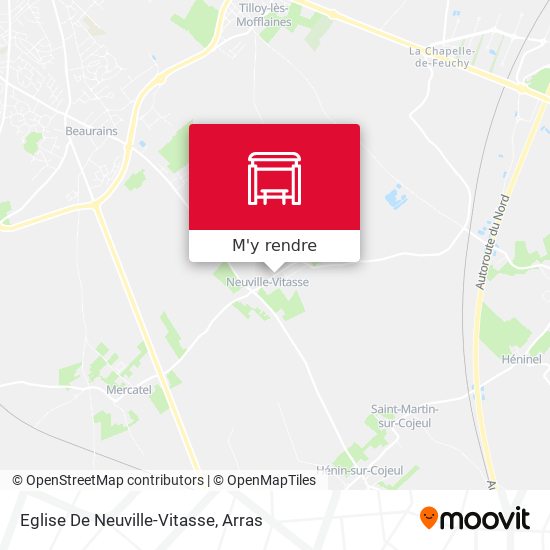 Eglise De Neuville-Vitasse plan