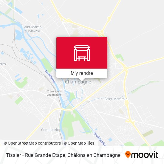 Tissier - Rue Grande Etape plan