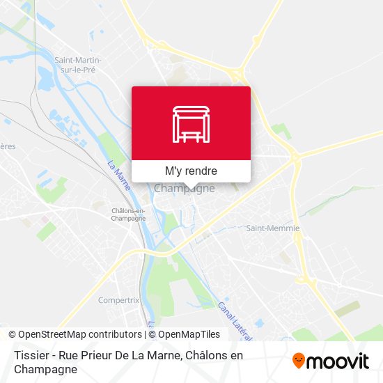 Tissier - Rue Prieur De La Marne plan