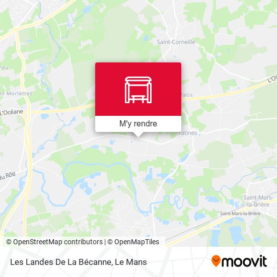 Les Landes De La Bécanne plan