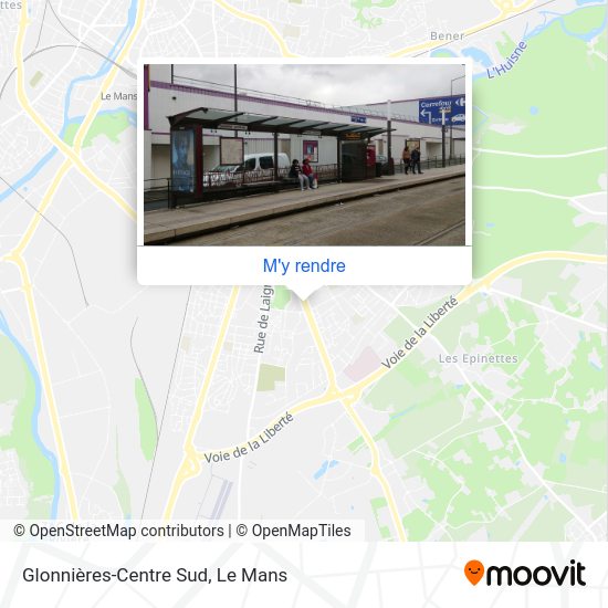 Glonnières-Centre Sud plan