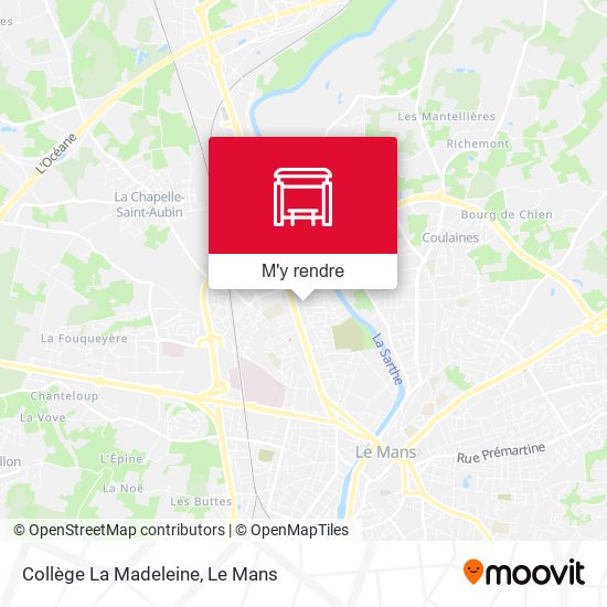 Collège La Madeleine plan