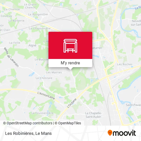 Les Robinières plan