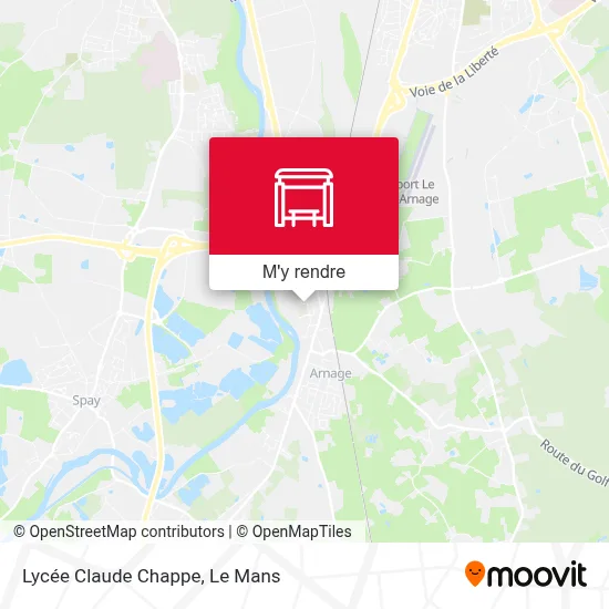 Lycée Claude Chappe plan