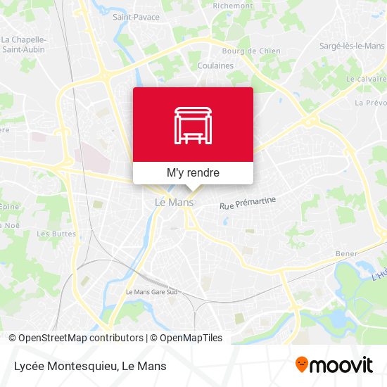 Lycée Montesquieu plan