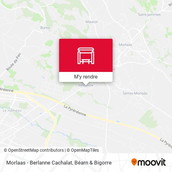 Morlaas - Berlanne Cachalat plan
