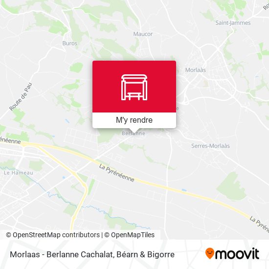 Morlaas - Berlanne Cachalat plan