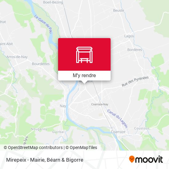 Mirepeix - Mairie plan