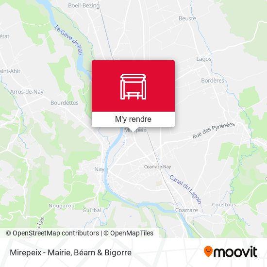 Mirepeix - Mairie plan