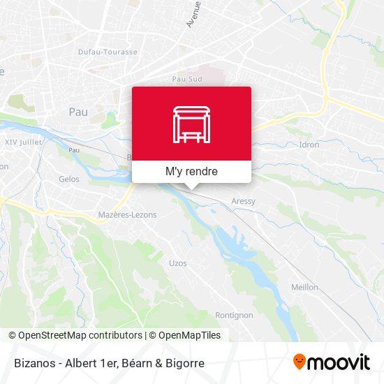 Bizanos - Albert 1er plan