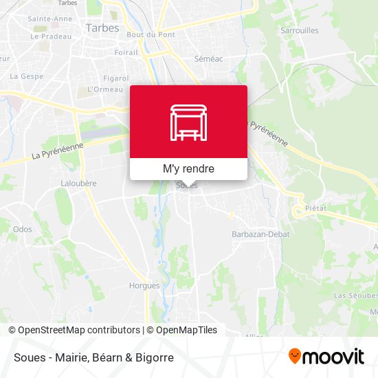 Soues - Mairie plan