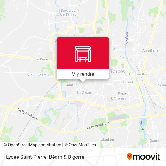 Lycée Saint-Pierre plan