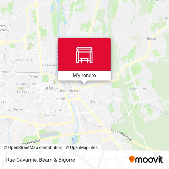 Rue Gavarnie plan