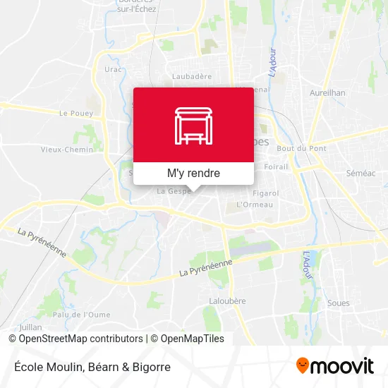École Moulin plan