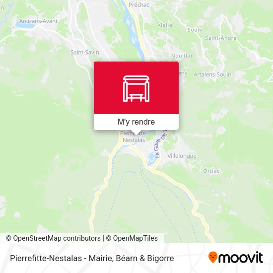 Pierrefitte-Nestalas - Mairie plan