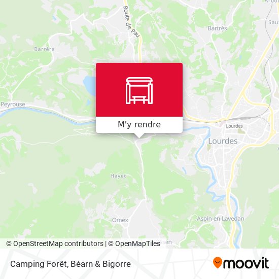 Camping Forêt plan