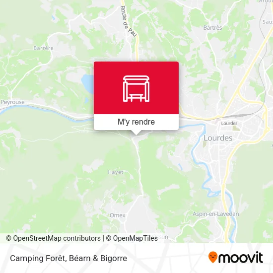 Camping Forêt plan