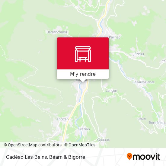Cadéac-Les-Bains plan