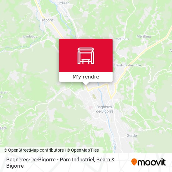 Bagnères-De-Bigorre - Parc Industriel plan