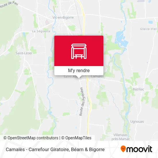 Camalès - Carrefour Giratoire plan