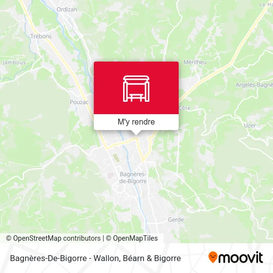 Bagnères-De-Bigorre - Wallon plan