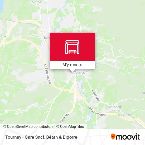 Tournay - Gare Sncf plan