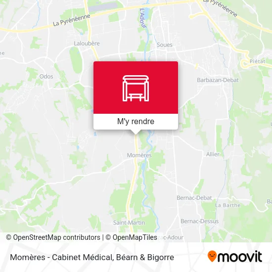 Momères - Cabinet Médical plan