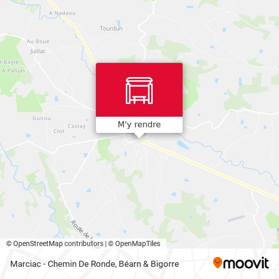 Marciac - Chemin De Ronde plan