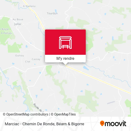 Marciac - Chemin De Ronde plan