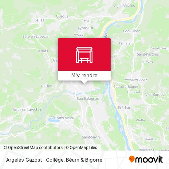 Argelès-Gazost - Collège plan