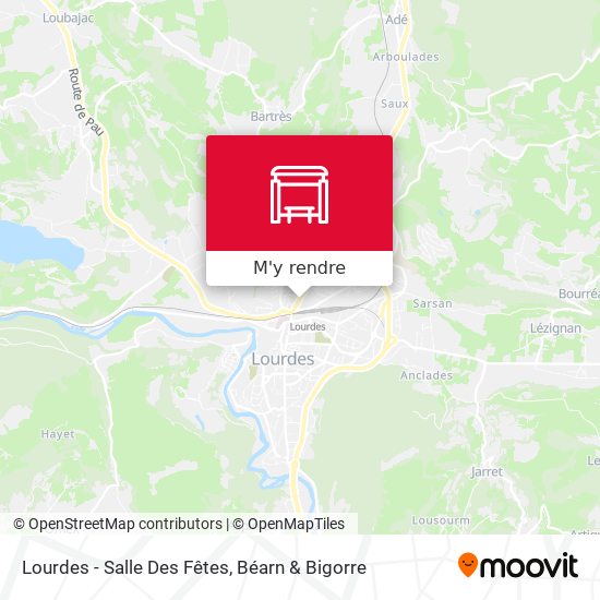 Lourdes - Salle Des Fêtes plan