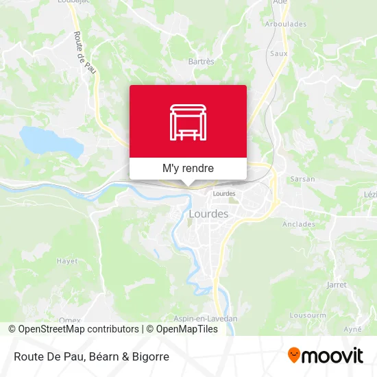 Route De Pau plan